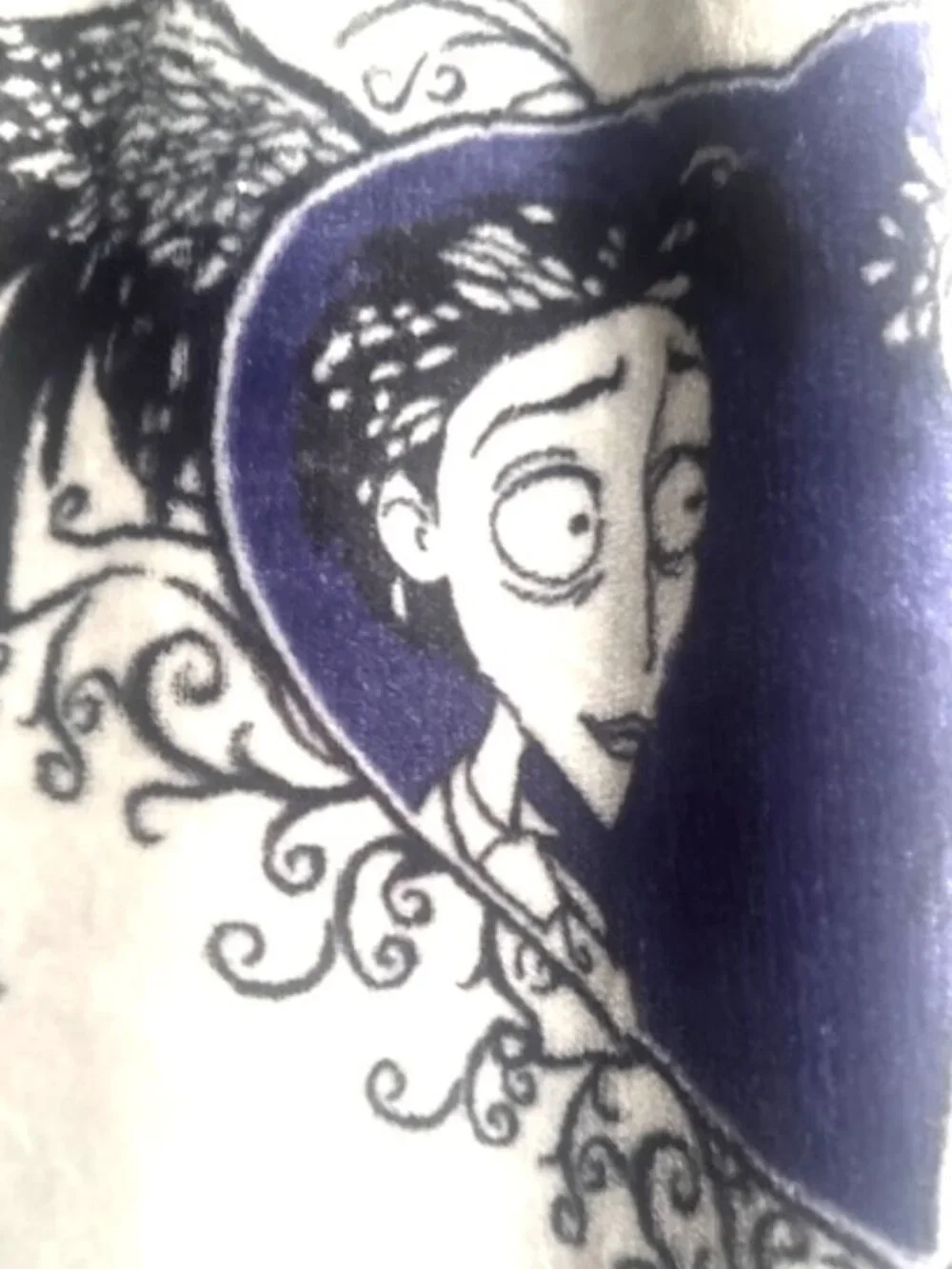 Tim Burton's Corpse Bride Soft Plush Throw Blanket